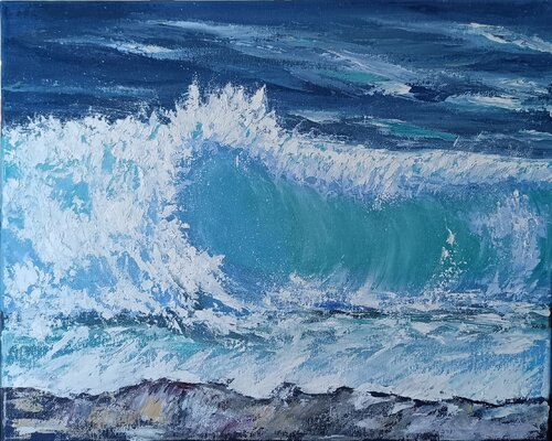 Tanz der Wellen par Anna Art, Peinture en vente sur Singulart