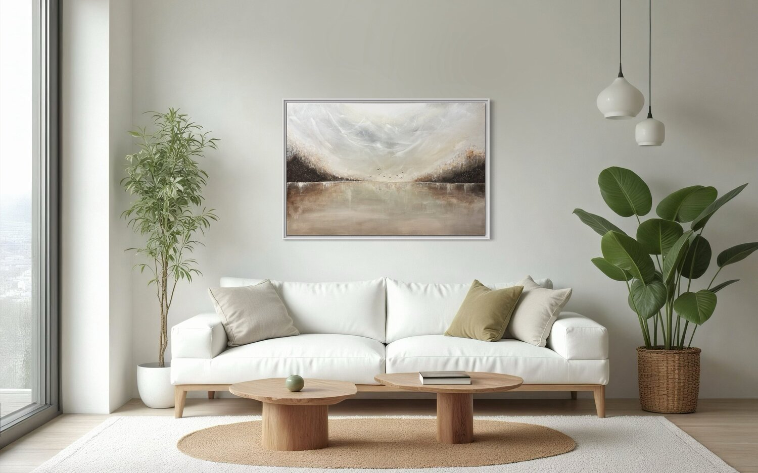 Lake Life Bettina Schaub Peinture originale à vendre