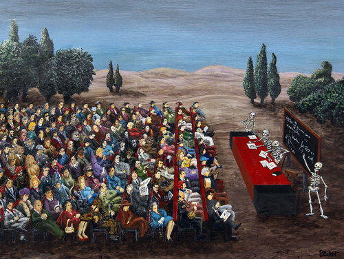 L'Escola de la vida par Francesc Baiget, Peinture en vente sur Singulart