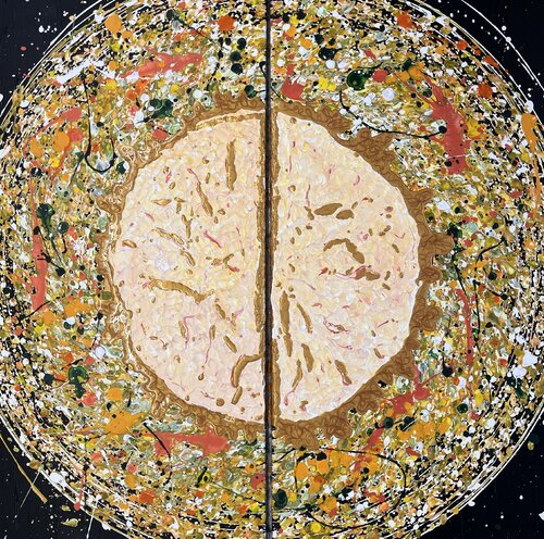 Iris Aurea von Dominique Ludmann, Malerei kaufen auf Singulart