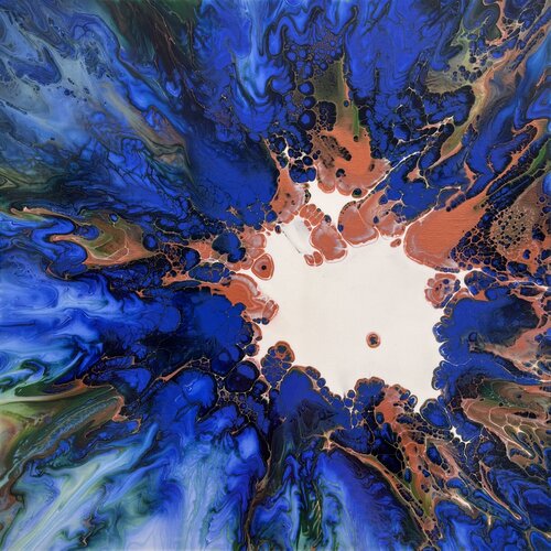 Drache der Tausenden Opale di Dominique Ludmann, Pittura in vendita su Singulart