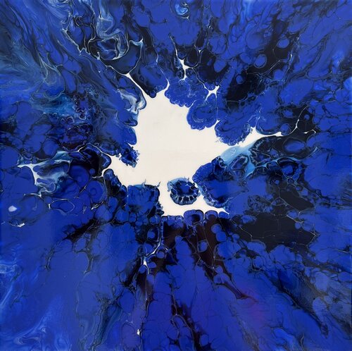 Drache der Tausend Lapislazuli by Dominique Ludmann, 회화 for Sale on Singulart