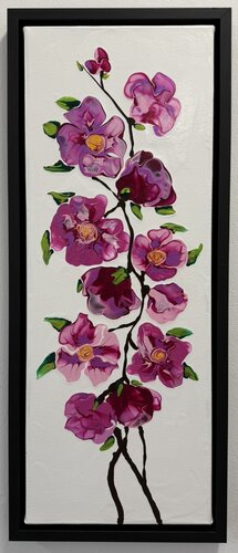 Open Bloom di Dominique Ludmann, Pittura in vendita su Singulart