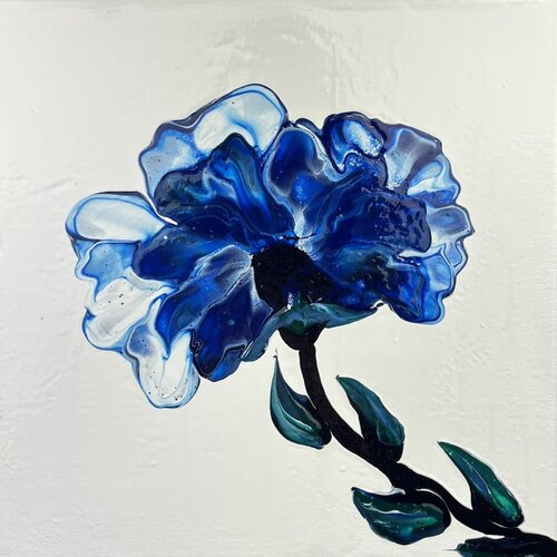 Midnight Bloom by Dominique Ludmann, Painting for Sale on Singulart