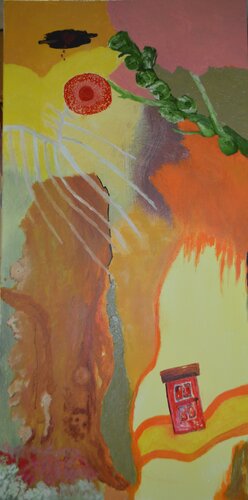 The Red Door de Frieda Howling, Pintura a la venta en Singulart