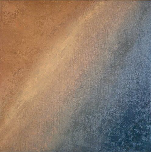 Zero Dawn II, minimalist seascape de Alena Post, Pintura a la venta en Singulart