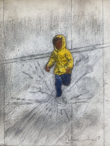 Di el salto by Alejandra Patricia, Painting for Sale on Singulart