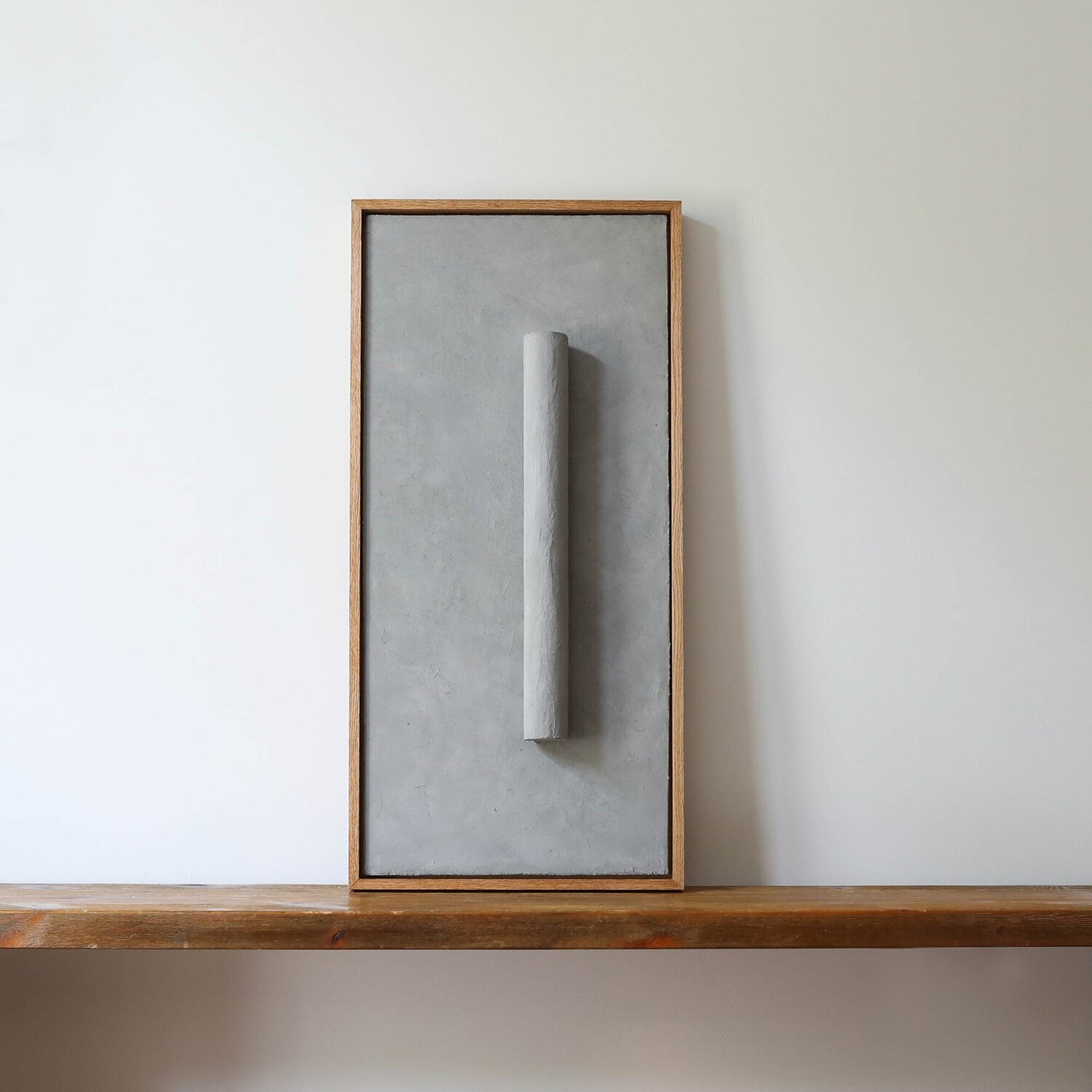 Artwork 08 - Plaster on wood, framed Patchi Cancado