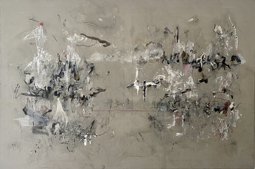 Echoes Below no.2 di Michail Fotopoulos, Pittura in vendita su Singulart