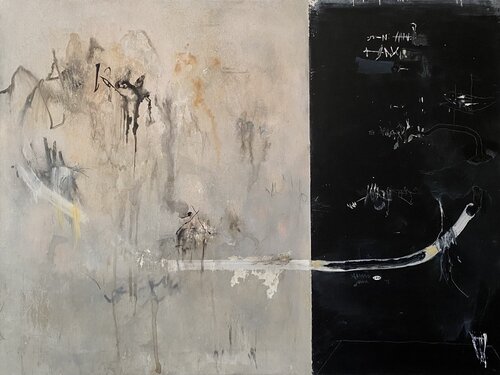 White Coal van Michail Fotopoulos, Schilderij te koop op Singulart