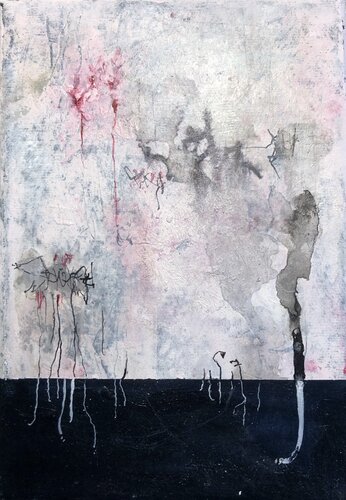 White Coal n.1 (Miniature) von Michail Fotopoulos, Malerei kaufen auf Singulart