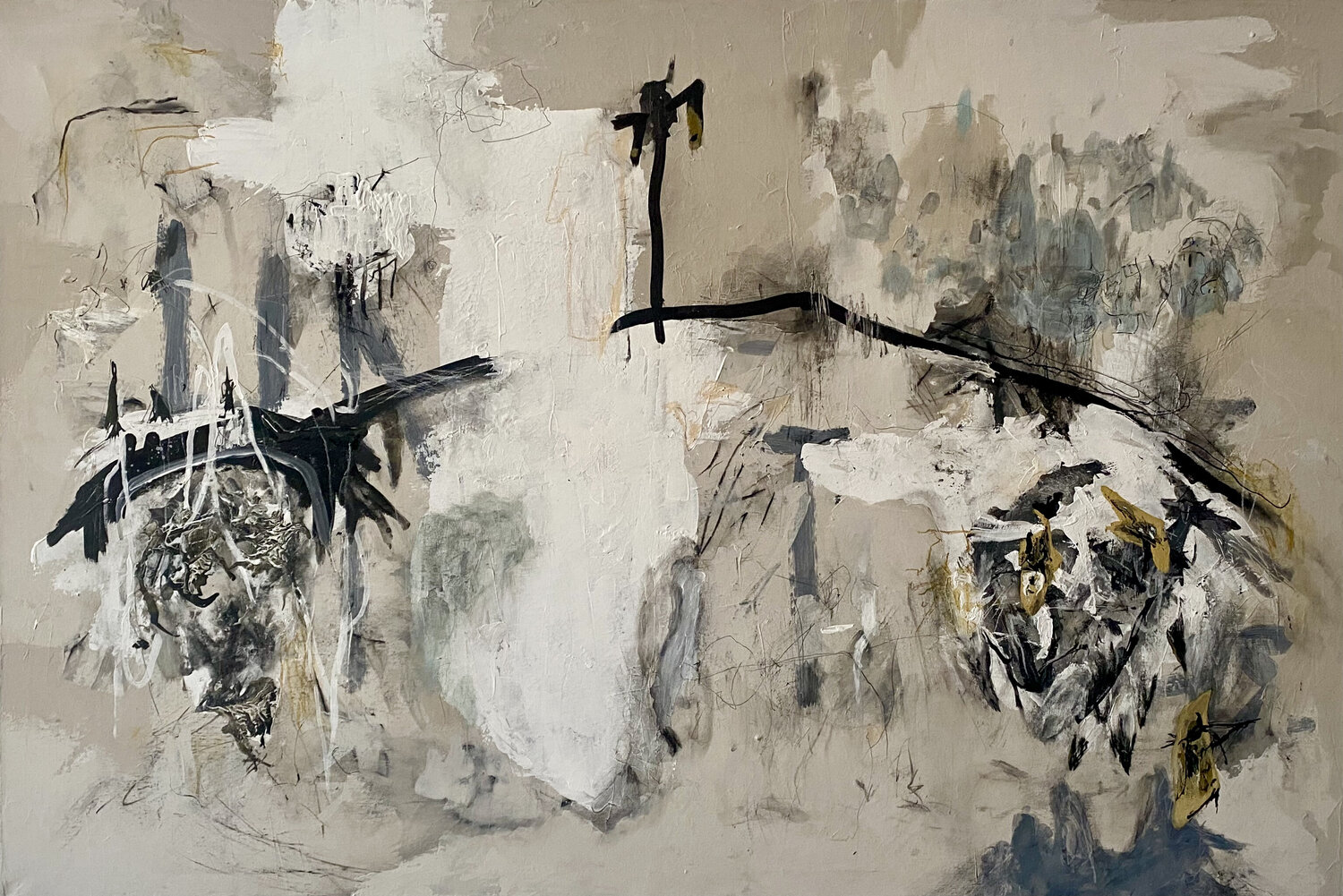 Ημιτελής Michail Fotopoulos Dipinto originale in vendita