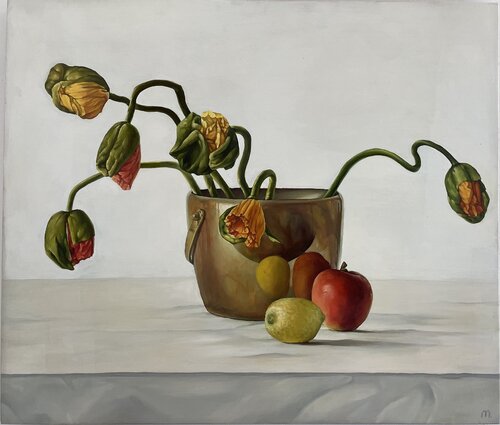 Still life with poppies di Marina Popkova-Sologub, Pittura in vendita su Singulart