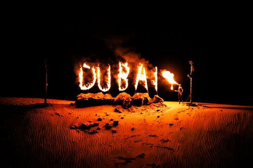 Light Up Dubai di Heather Hollis, Fotografia in vendita su Singulart
