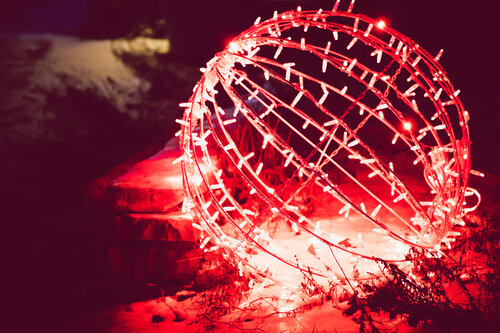 Lighted Orb Heather Hollis