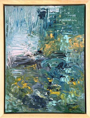 63-Mélancolie du nénuphar di Hemera, Pittura in vendita su Singulart