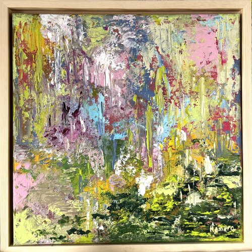 69-étang fleuri di Hemera, Pittura in vendita su Singulart