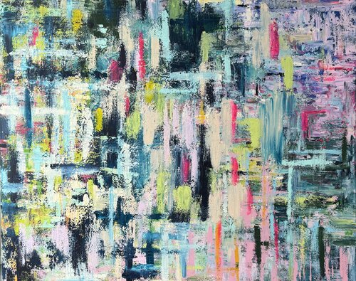 85-Heavy rain di Hemera, Pittura in vendita su Singulart