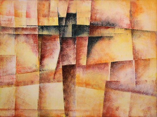 WARMZONENPROJEKT 2 van WOZART - Wolfgang Zachow, Schilderij te koop op Singulart