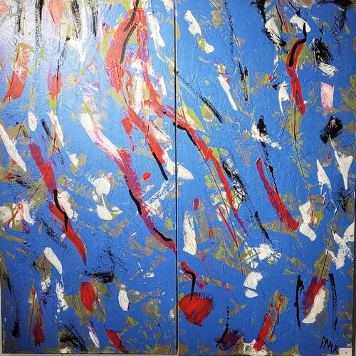 AQUATIQUE 1 di Bertrand Namur, Pittura in vendita su Singulart