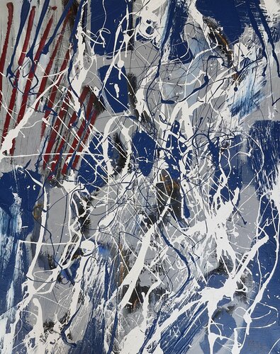 TEMPETE COSMIQUE van Bertrand Namur, Schilderij te koop op Singulart