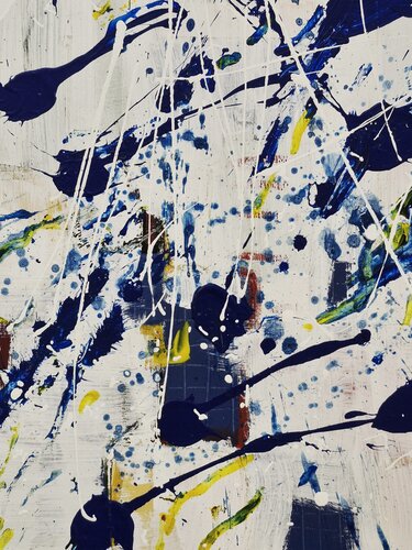 TEMPETE COSMIQUE 2 van Bertrand Namur, Schilderij te koop op Singulart