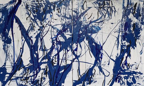 BLEU di Bertrand Namur, Pittura in vendita su Singulart