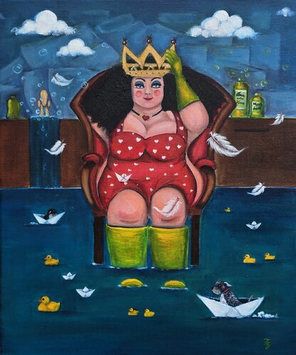 Royal Verträumt by Franca Ze, Painting for Sale on Singulart
