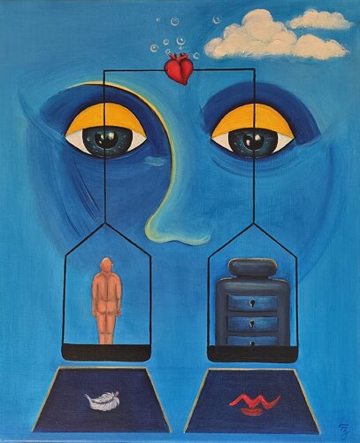 Urteil van Franca Ze, Schilderij te koop op Singulart