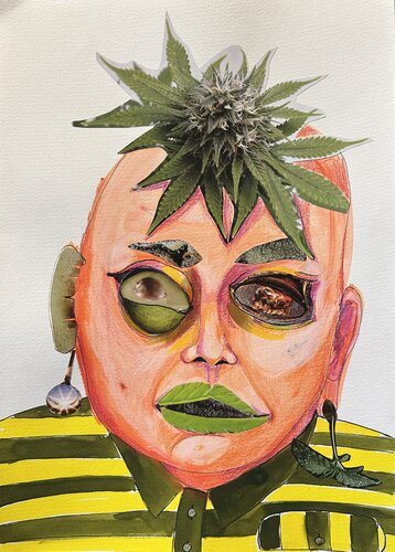 Fritz Canni by Susanna Gyalokay, 종이 for Sale on Singulart
