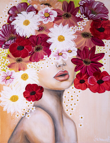 Anemone di Susanne Riebe, Pittura in vendita su Singulart