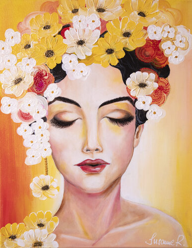 Frida Sonne di Susanne Riebe, Pittura in vendita su Singulart