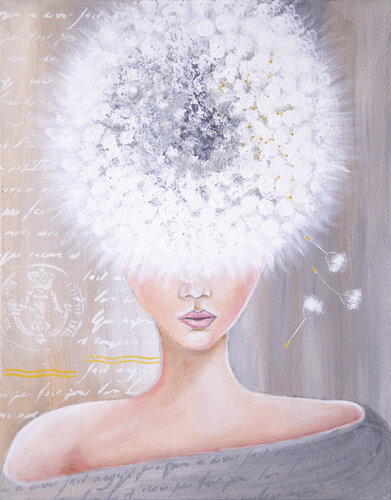Pusteblume di Susanne Riebe, Pittura in vendita su Singulart