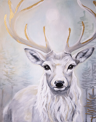 Waldläufer di Susanne Riebe, Pittura in vendita su Singulart