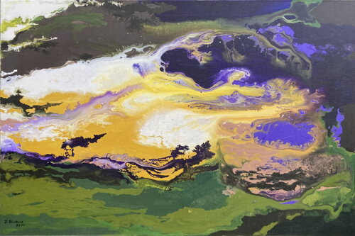 RIVER no.378 di Dagmar Wankowski, Pittura in vendita su Singulart