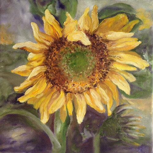 Sunflower no.509 par Dagmar Wankowski, Peinture en vente sur Singulart