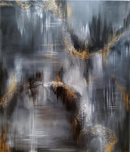 "SHOOTING STARS " von Agnieszka Schmid, Malerei kaufen auf Singulart