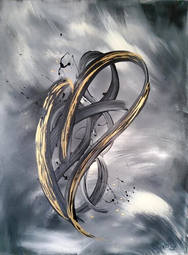 "Heart" par Agnieszka Schmid, Peinture en vente sur Singulart