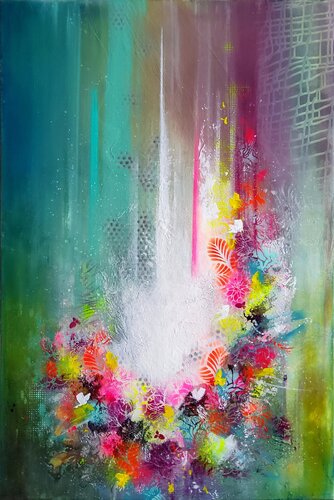 "PARADISE" von Agnieszka Schmid, Malerei kaufen auf Singulart