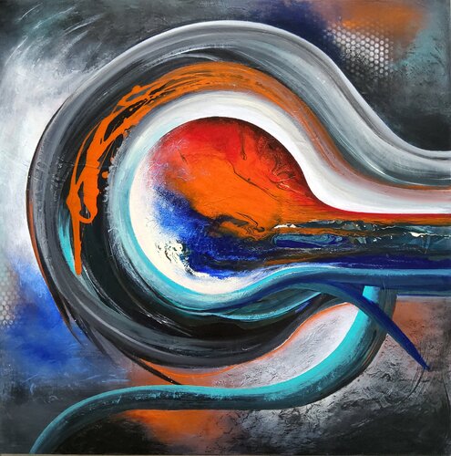 "release your inner power" par Agnieszka Schmid, Peinture en vente sur Singulart