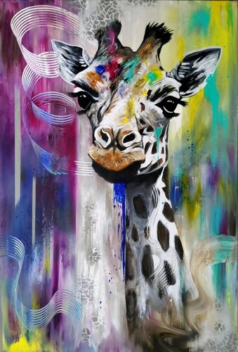 " Daisy ( Don't worry be happy  ) " von Agnieszka Schmid, Malerei kaufen auf Singulart