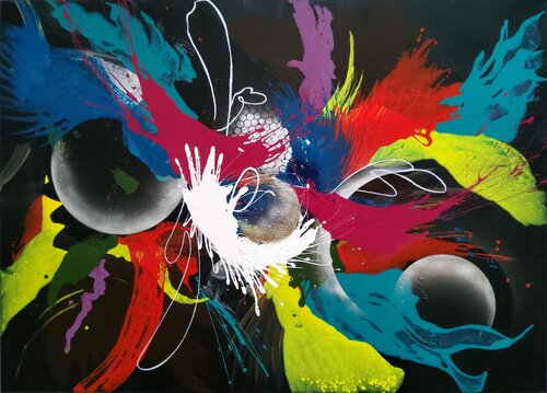"Summer Night" von Agnieszka Schmid, Malerei kaufen auf Singulart