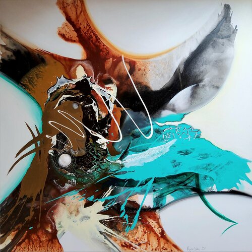 "FREEDOM" van Agnieszka Schmid, Schilderij te koop op Singulart