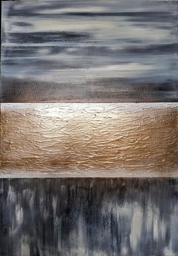"Beyond the horizon " von Agnieszka Schmid, Malerei kaufen auf Singulart