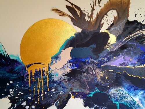 "Following the SUN " de Agnieszka Schmid, Pintura a la venta en Singulart