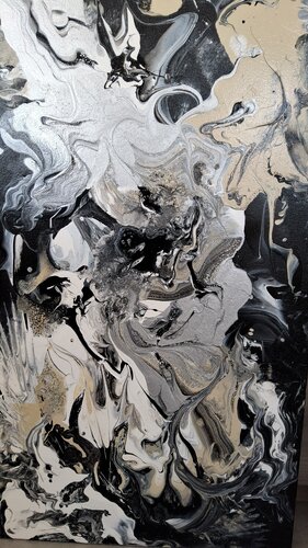 "Milky Way" de Agnieszka Schmid, Pintura a la venta en Singulart
