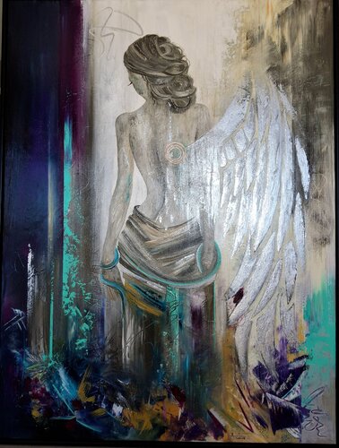 "Gentle Guardian" von Agnieszka Schmid, Malerei kaufen auf Singulart