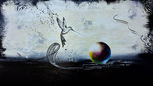 " SAFE WORLD  " by Agnieszka Schmid, Painting for Sale on Singulart