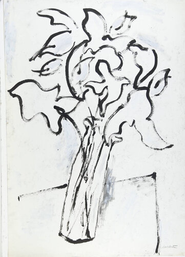 Untitled (Vase Silhouette) di Arch Cuthbertson, Opera su carta in vendita su Singulart