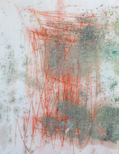 RED WRITING 3 di Marc Feld, Pittura in vendita su Singulart